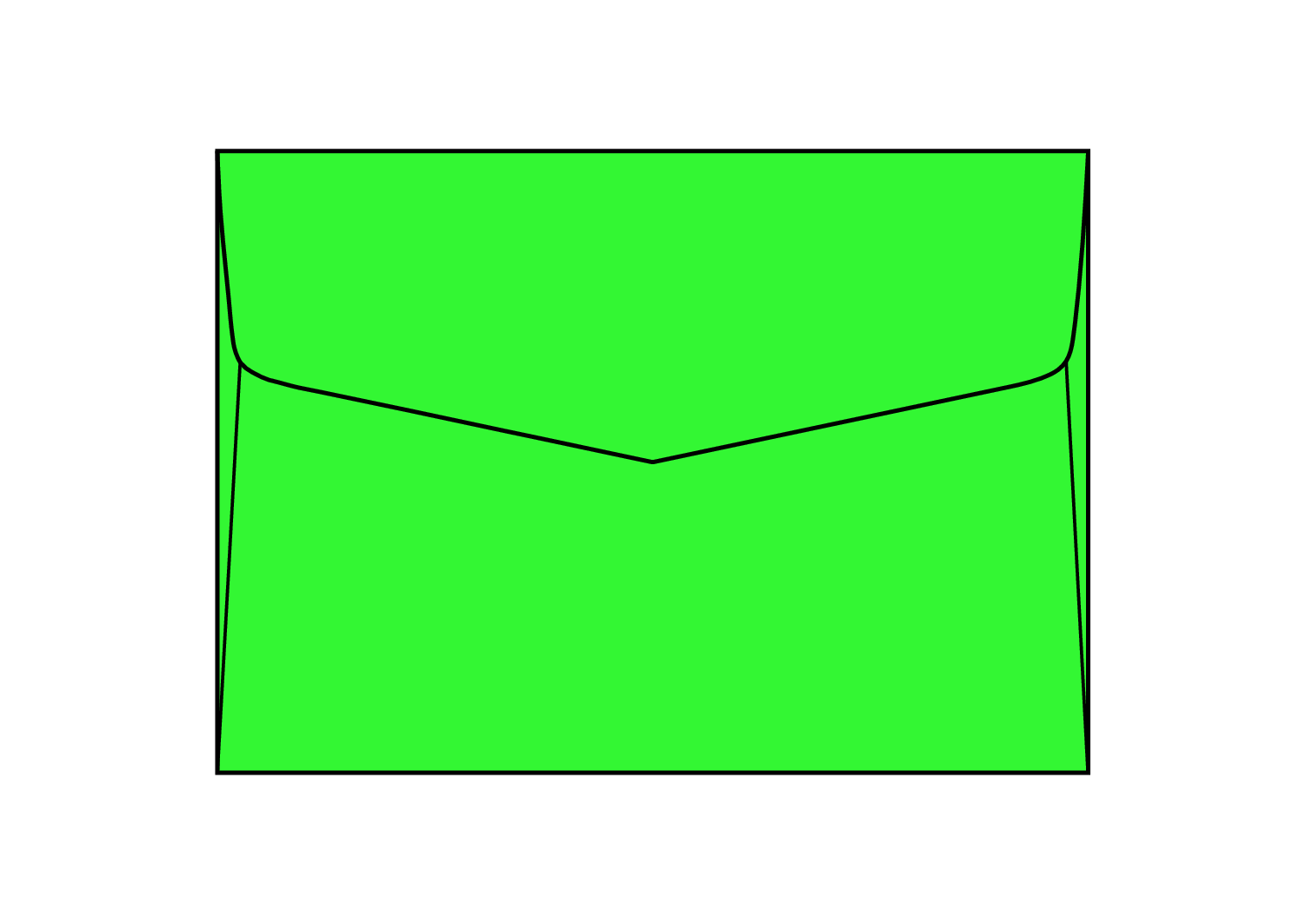 Day-Glo enveloppes