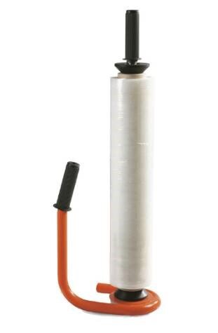 Dispenser/Afroller metaal voor manuele stretchfolie 450 en 500 mm