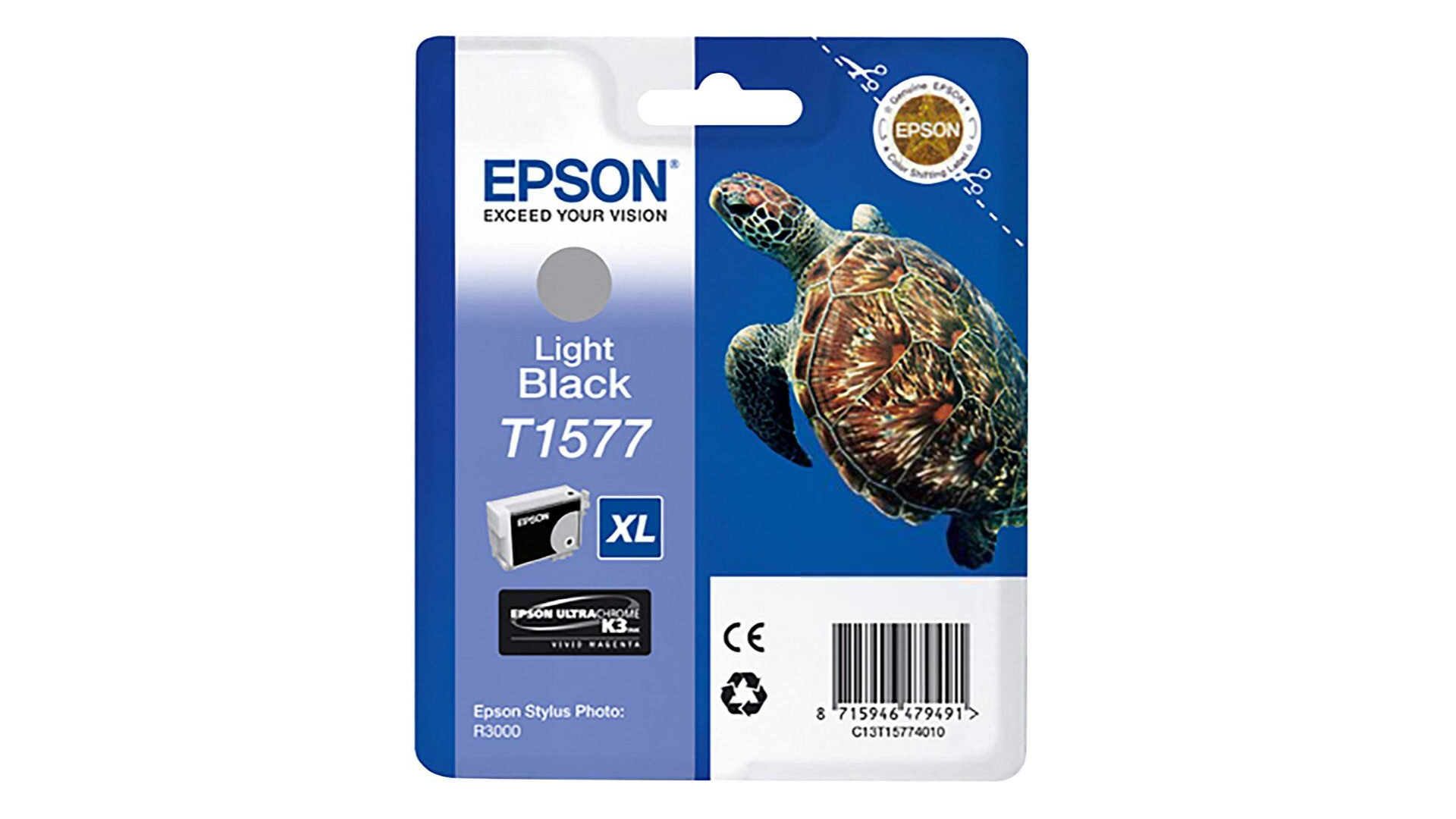 Epson cartridge light black T1577 inkjet 