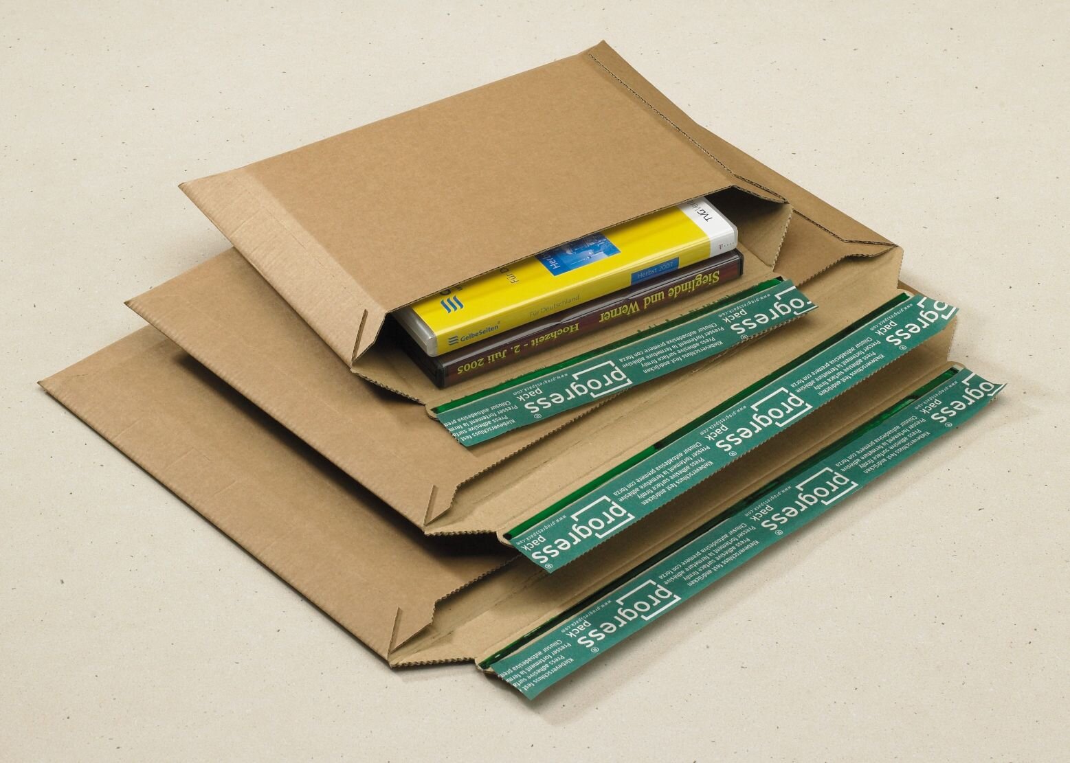 Progress enveloppes en carton ondulé