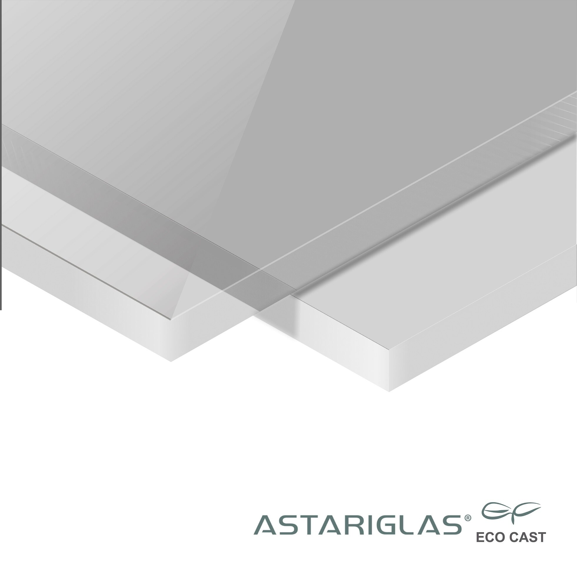 PMMA Eco Cast 432 blanc opale LT43% Astariglas glos/glos