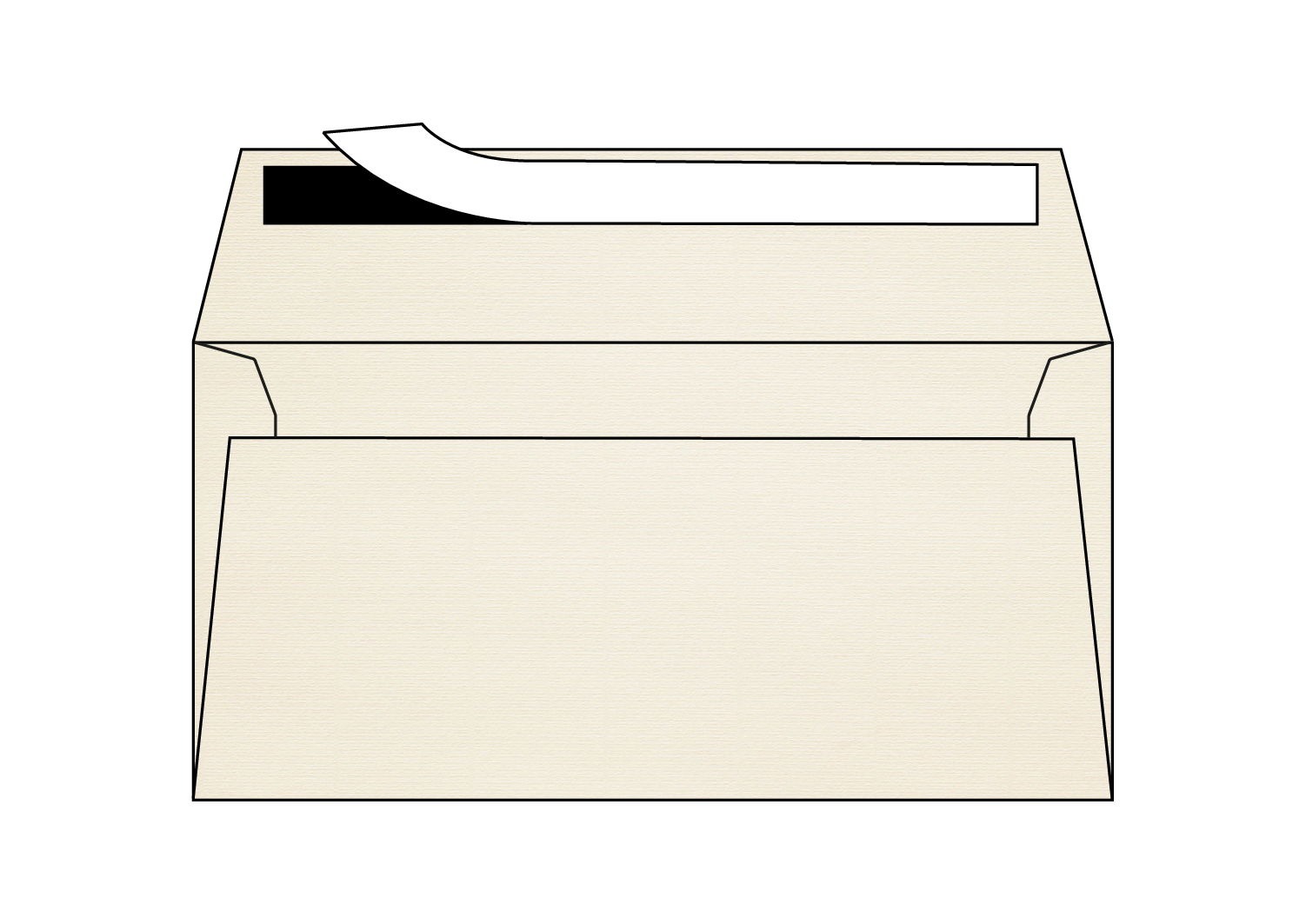 Basix vergé enveloppen mini