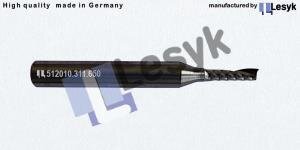Lesyk Acrylic routerbit - ø3mm - mill. depth 11mm - shank ø6mm - tot. length 50mm - 1 Tooth - Upcut (512010.311.650)