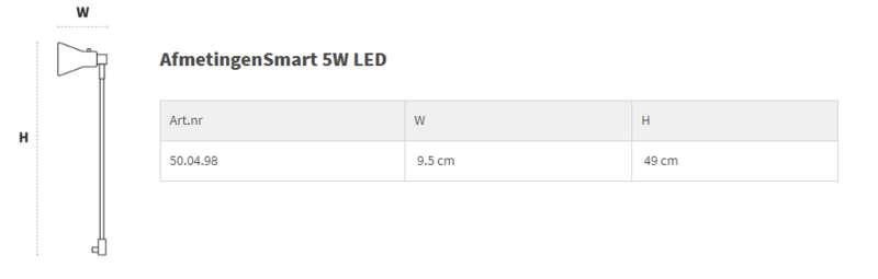 Smart 5W LED black