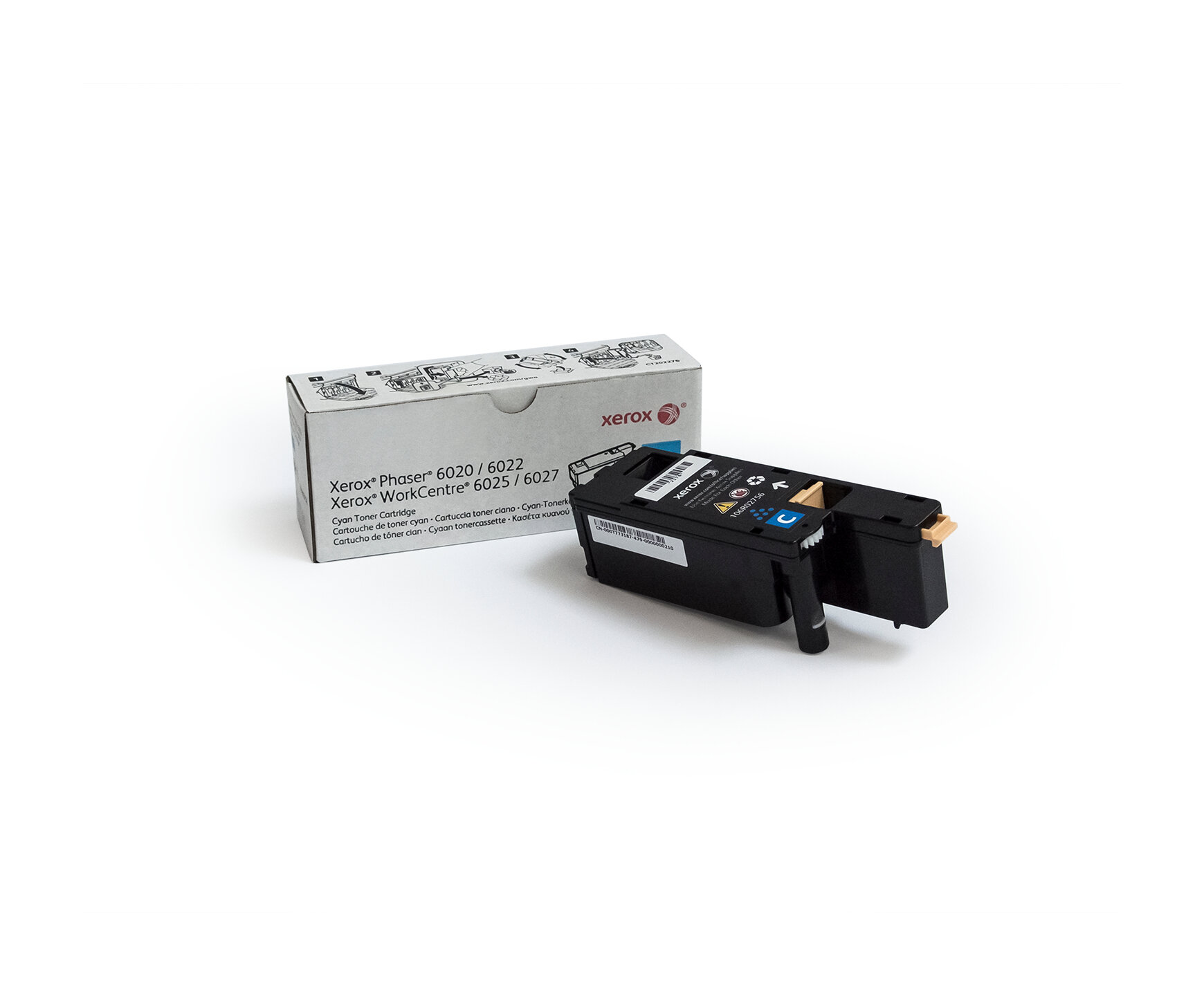 Xerox 6027 cartridge cyan 106R02756 laser