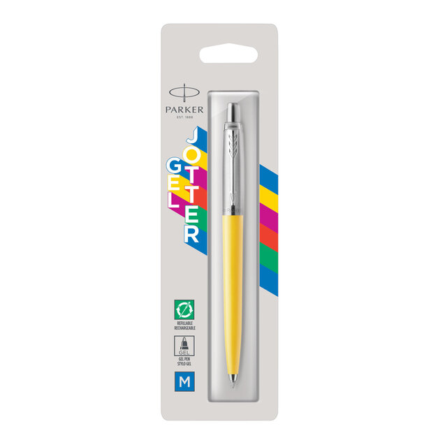 Gelschrijver Parker Jotter Originals CT geel in blister