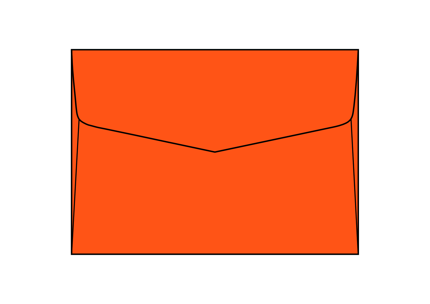Day-Glo enveloppes