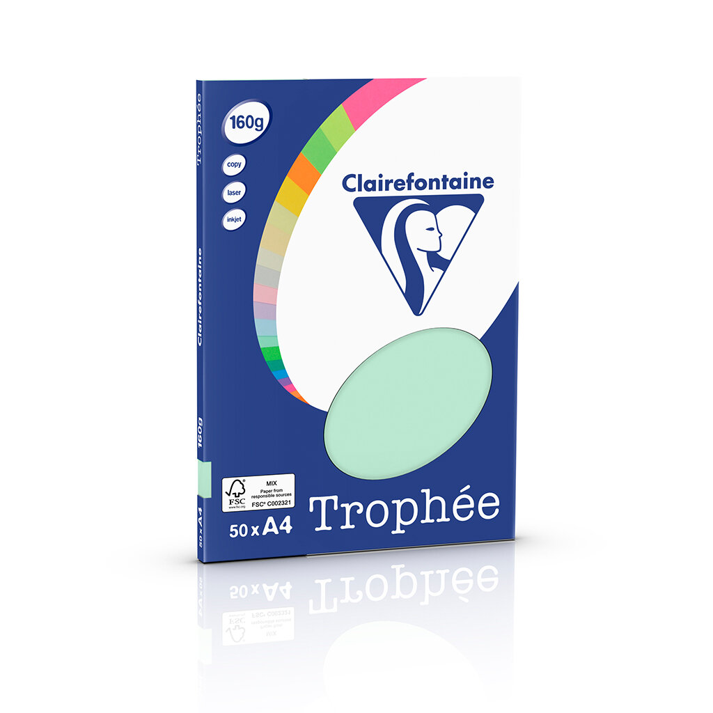 Clairefontaine Trophée couleurs papier de bureau mini