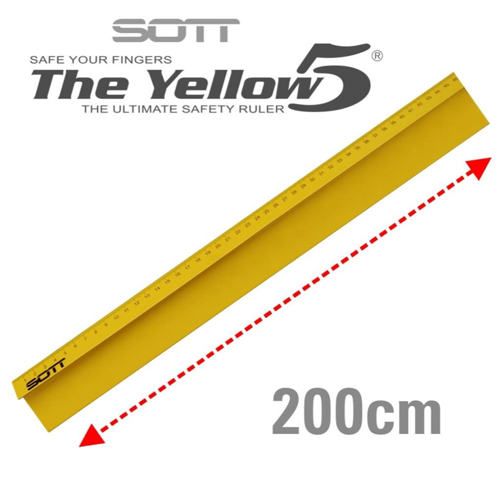 Yellow-5 Anti-slip Linialen