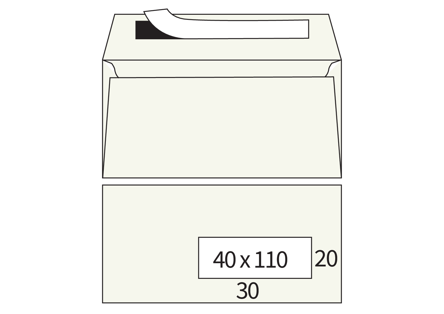 Bio Top 3 enveloppes