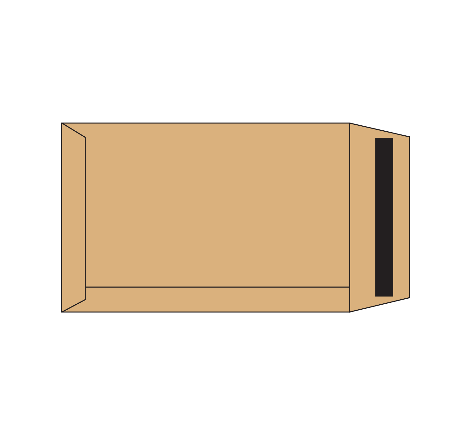 Réduction -   Pochettes Turbomail brun 90g/m² 175 x 265 mm gommé
