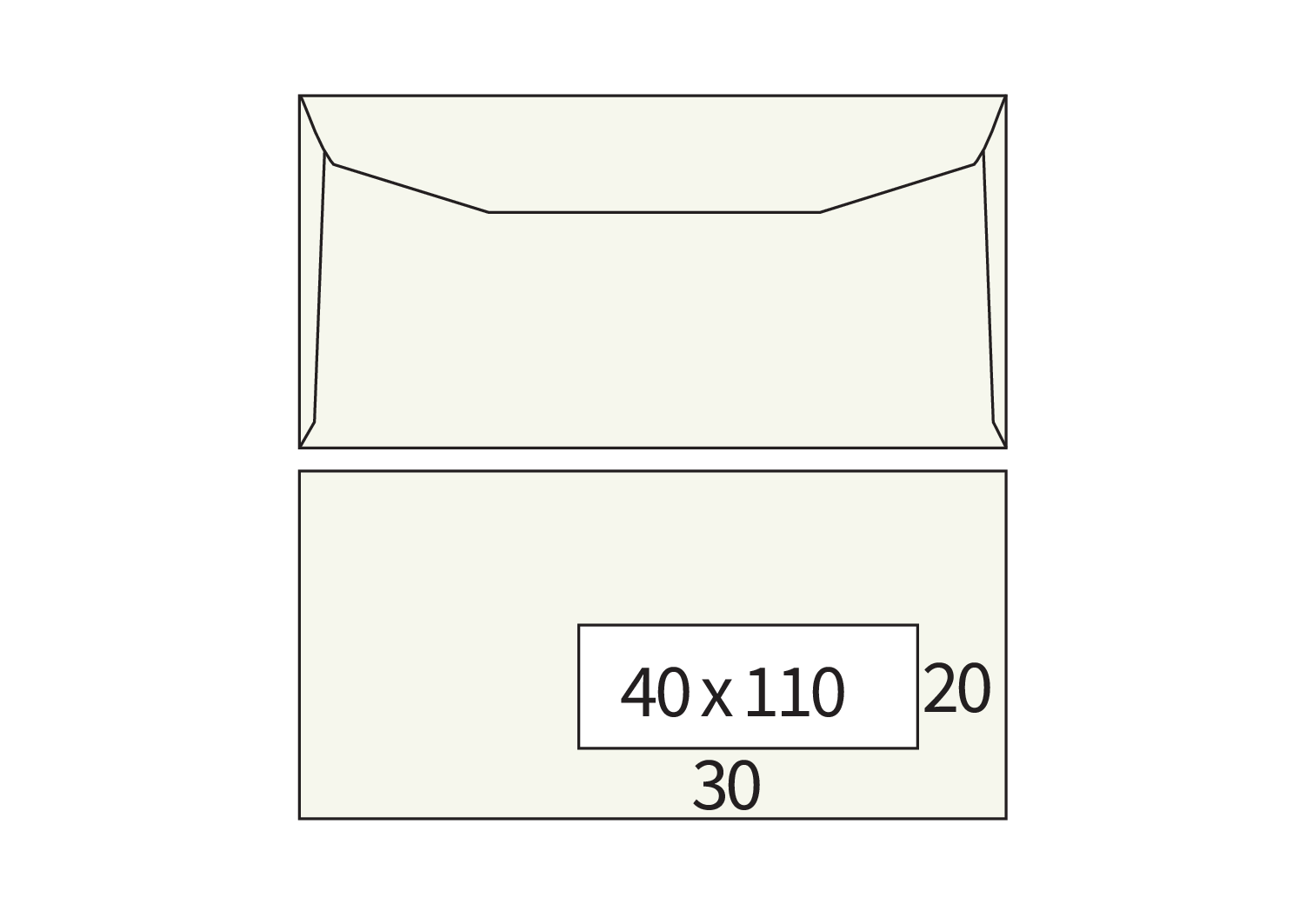 Bio Top 3 enveloppen