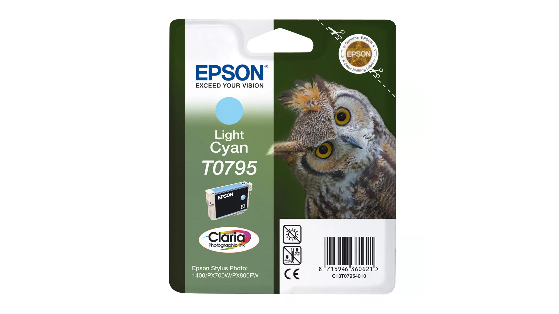 Epson cartridge light cyan T0795 inkjet 