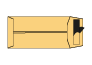 Solden - Zakenveloppen Spectral Kalk honey 100g/m² 110 x 220 mm strip