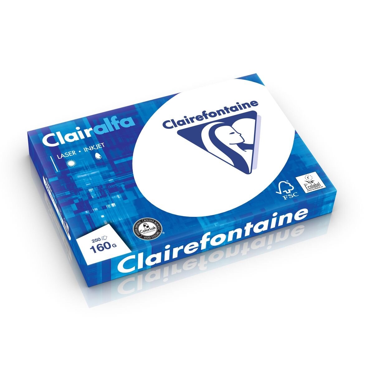 Clairefontaine Trophée blanc > 160g