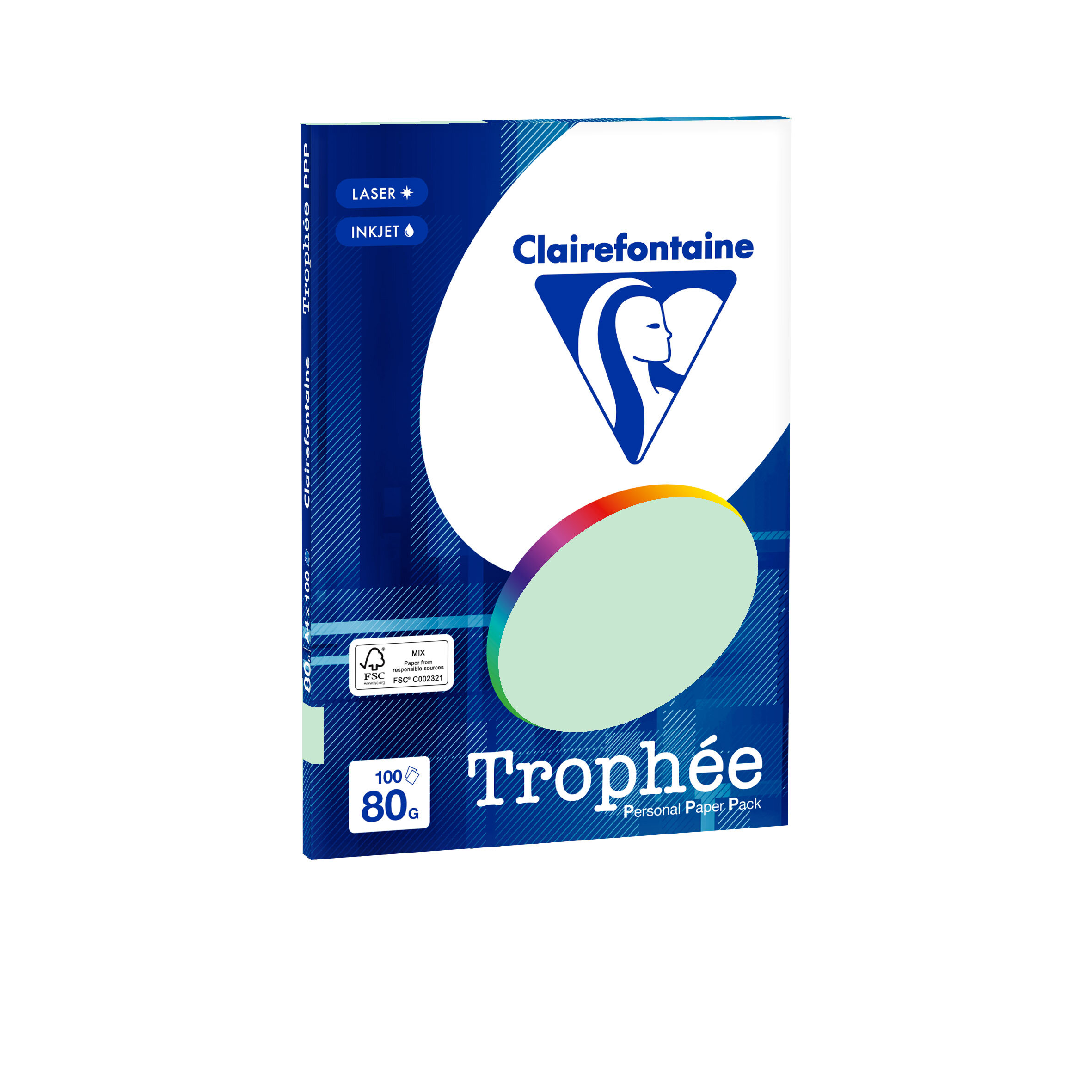 Clairefontaine Trophée couleurs papier de bureau mini