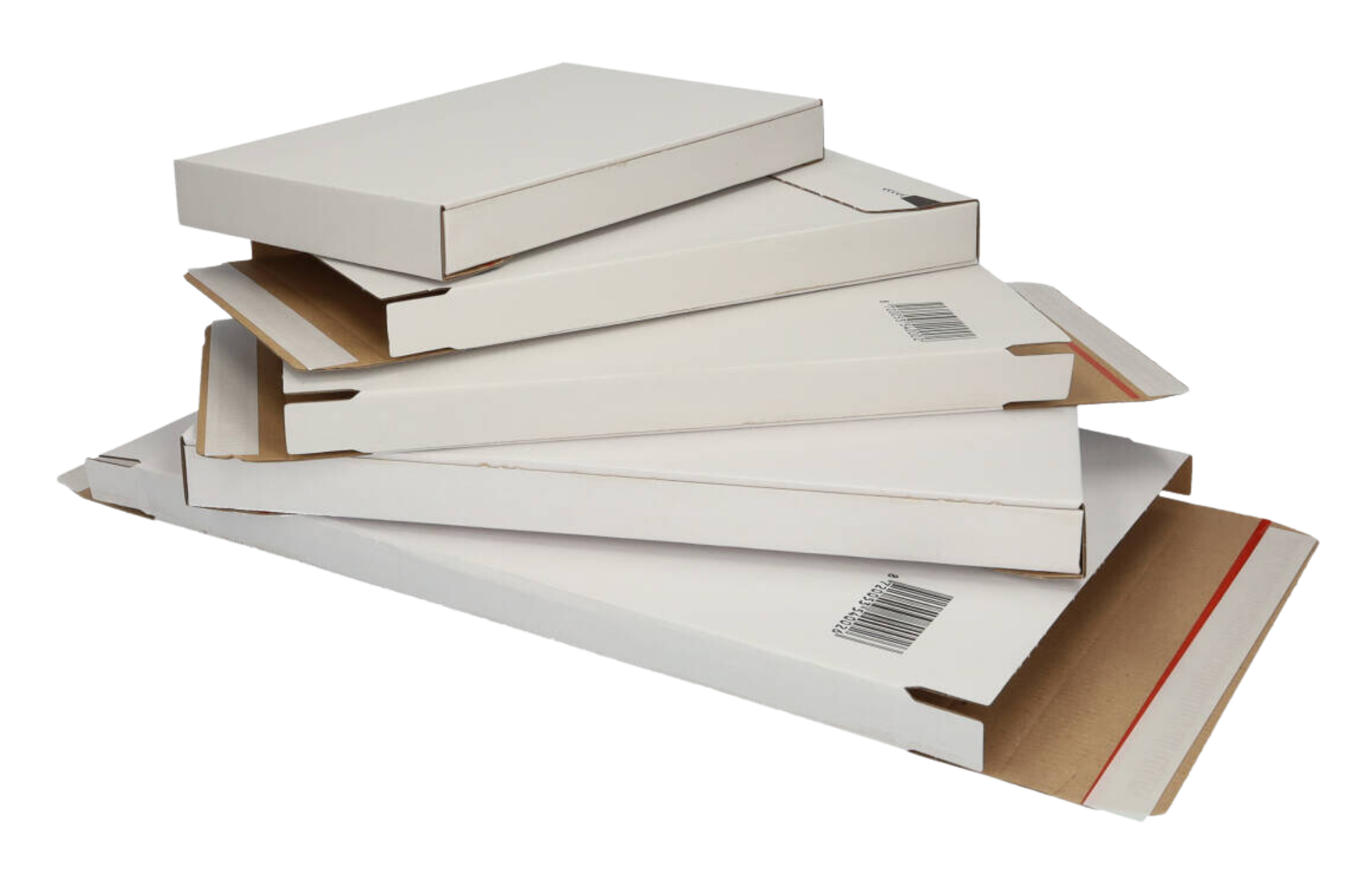 Cartons plat adaptés aux dimensions des boîtes aux lettres