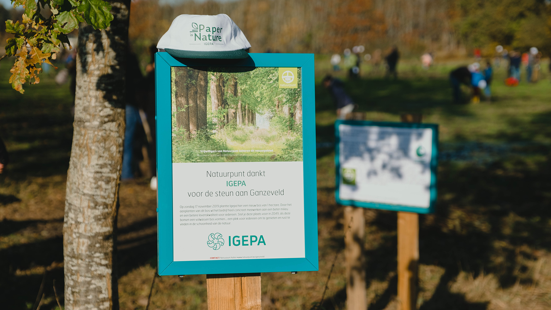 Igepa plant nieuw bos in Aalter