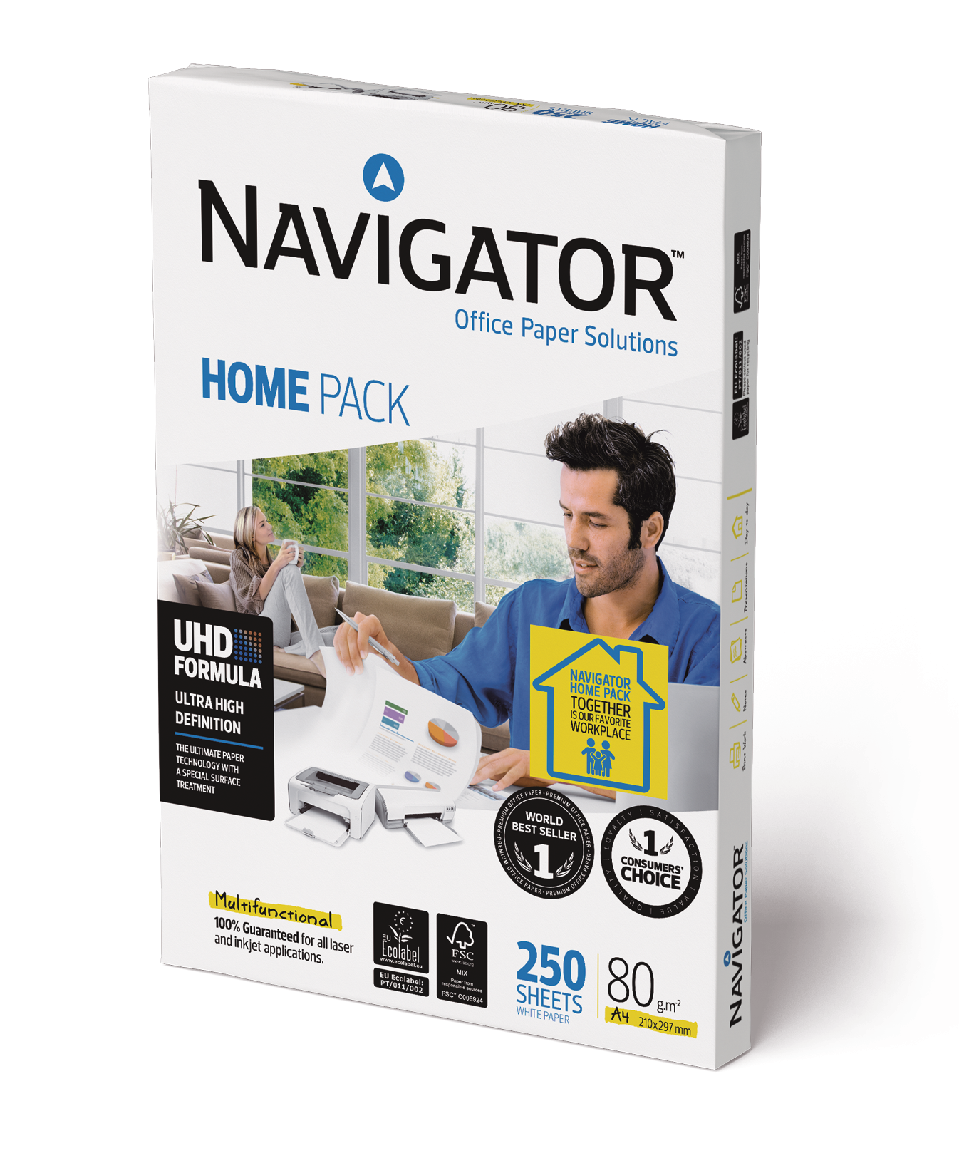 Fin de série - Navigator Homepack 80g/m² 210 x 297 mm LG