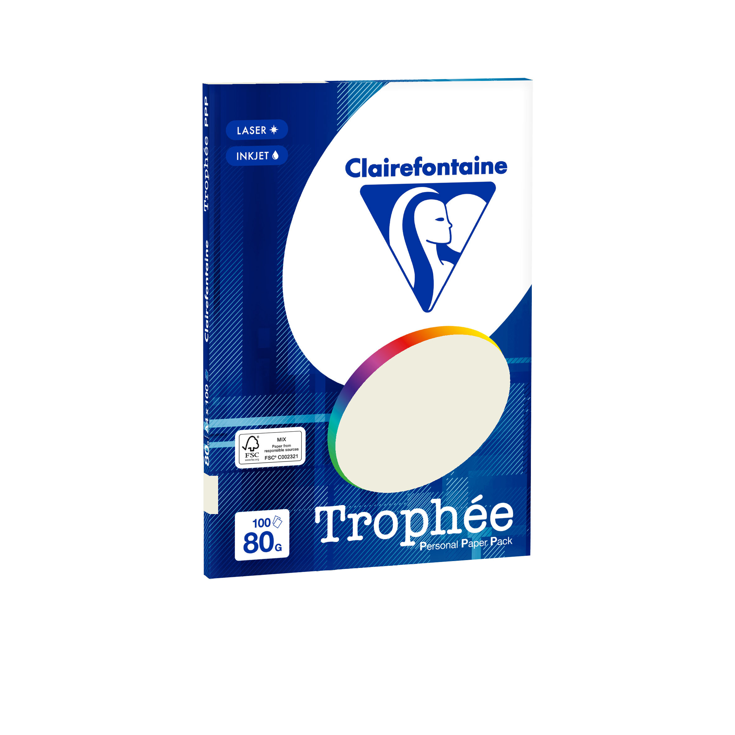 Clairefontaine Trophée couleurs papier de bureau mini