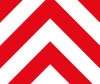 rood wit reflecterend