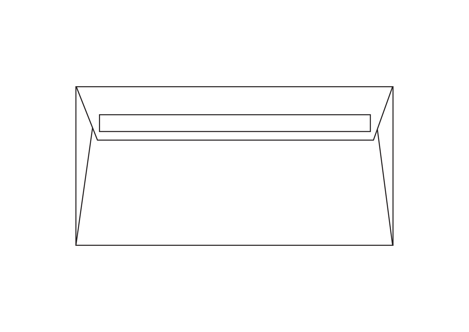 Solden - Enveloppen Kalk Spectral high white 100g/m² 110 x 220 mm strip